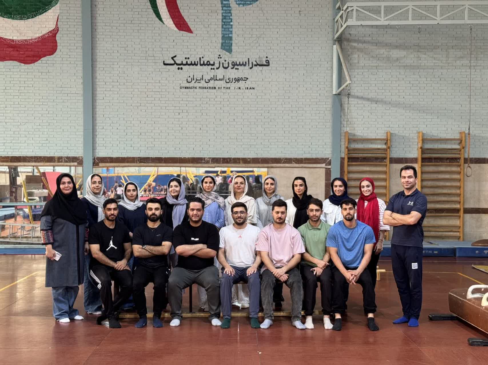 حضور علیرضا حمامی در دوره مربیگری درجه ۲ ایروبیک ژیمناستیک